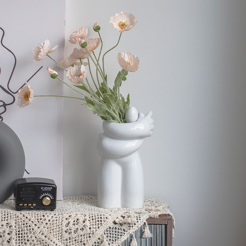 Abstract Human Ceramic Vase