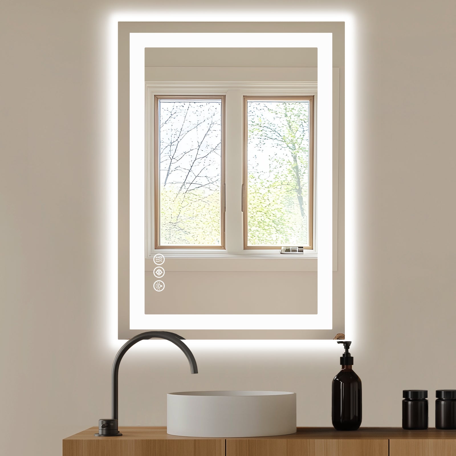 Halo LED Anti-Fog Mirror