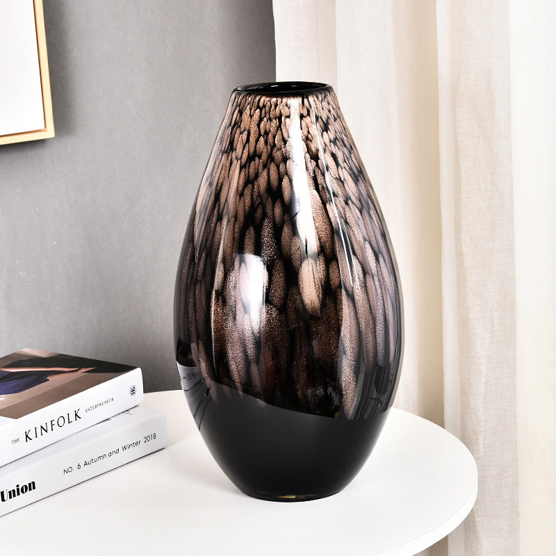 European Luxury Glass Vase