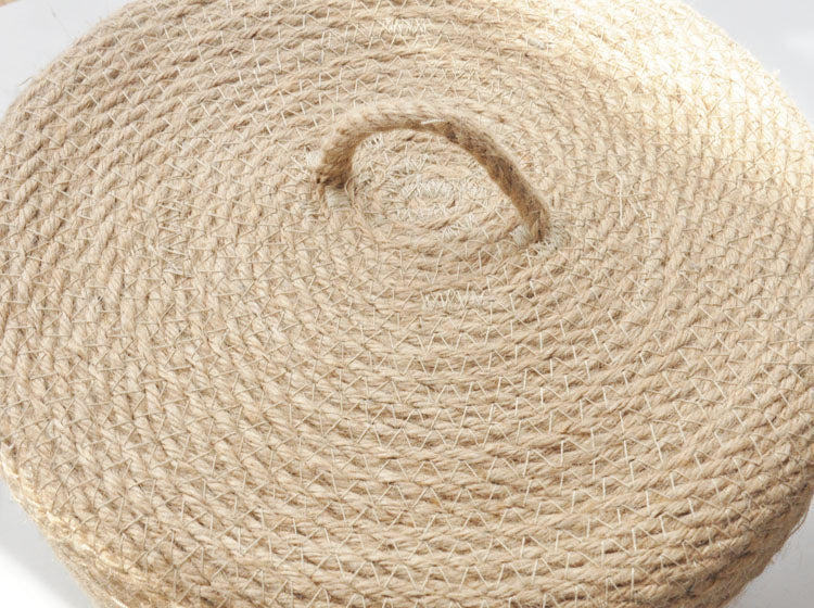 Japanese Linen Storage Basket with Lid