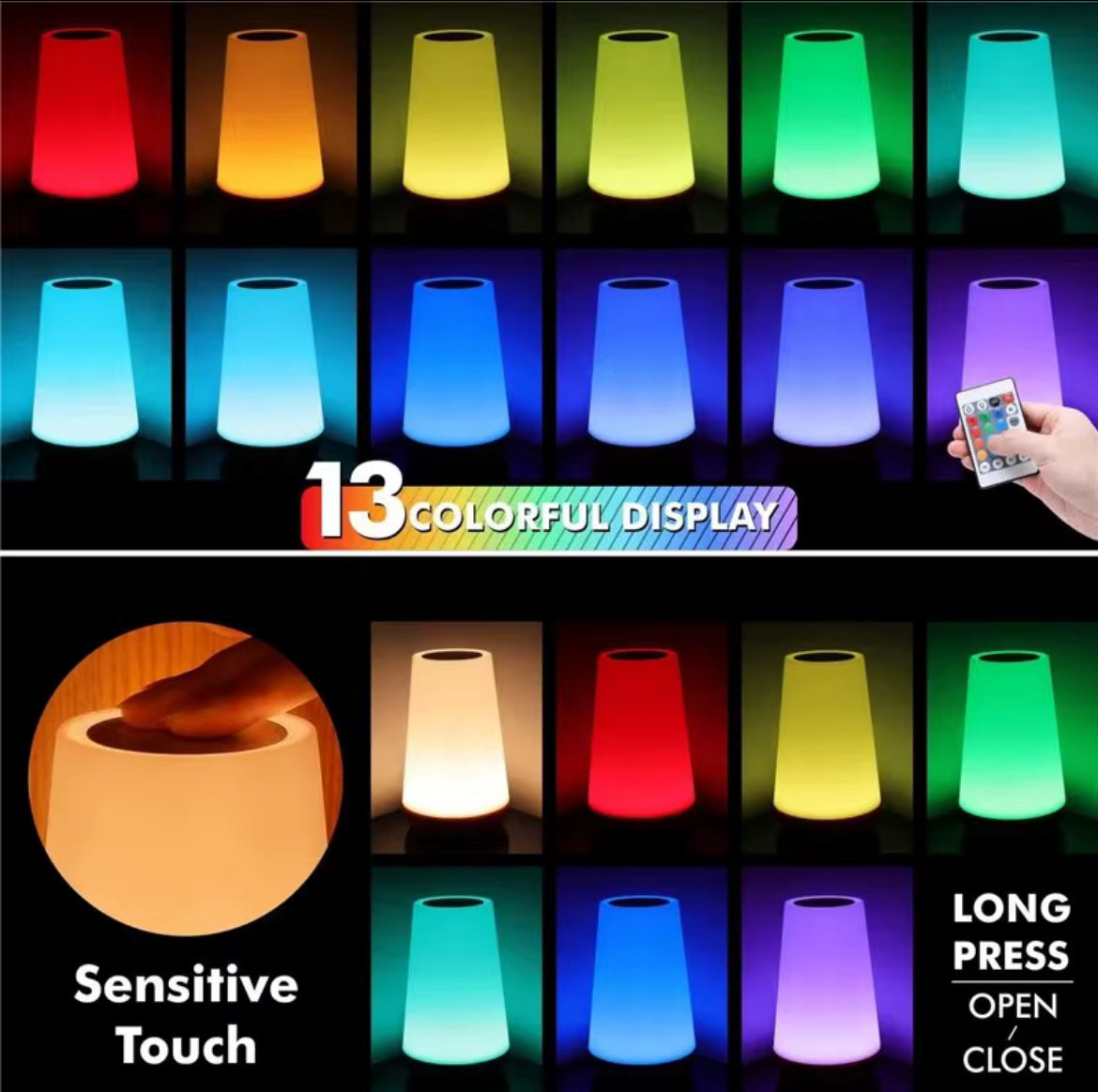 13-Color Changing LED Night Light