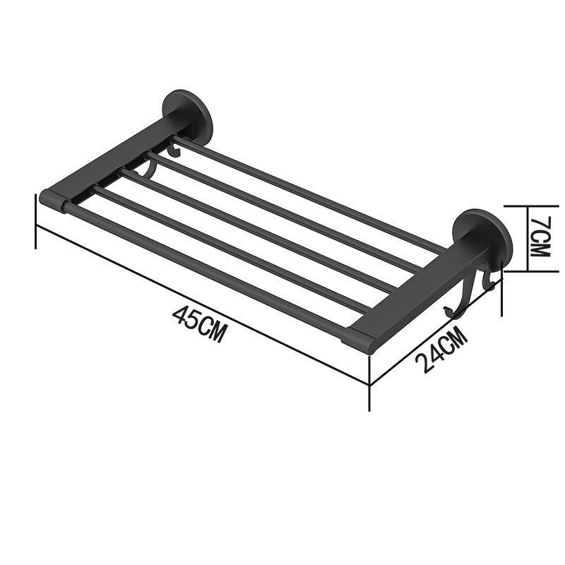FoldAway Wall Towel Rack