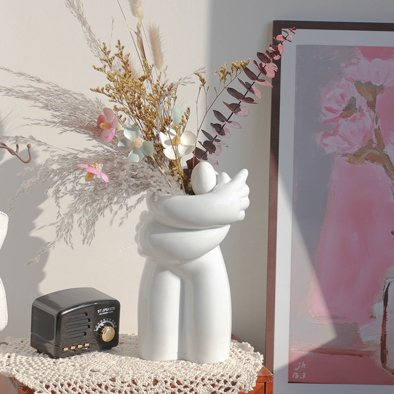 Abstract Human Ceramic Vase