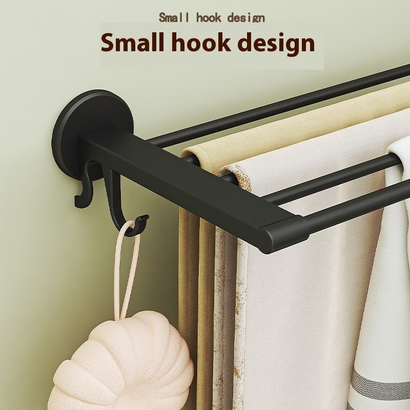 FoldAway Wall Towel Rack