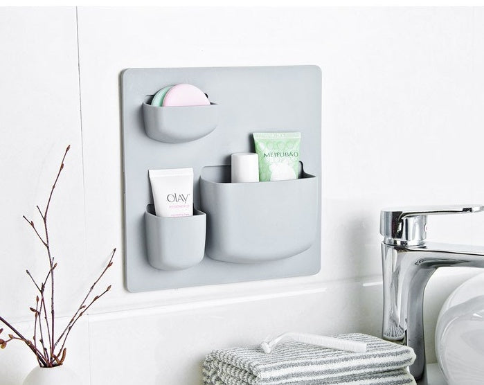Multi-Function Punch-Free Wall Hanging Storage Rack