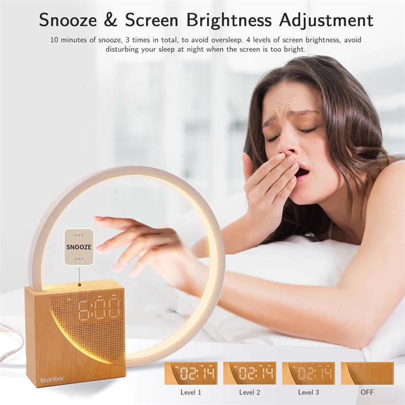 GlowClock Touch Lamp