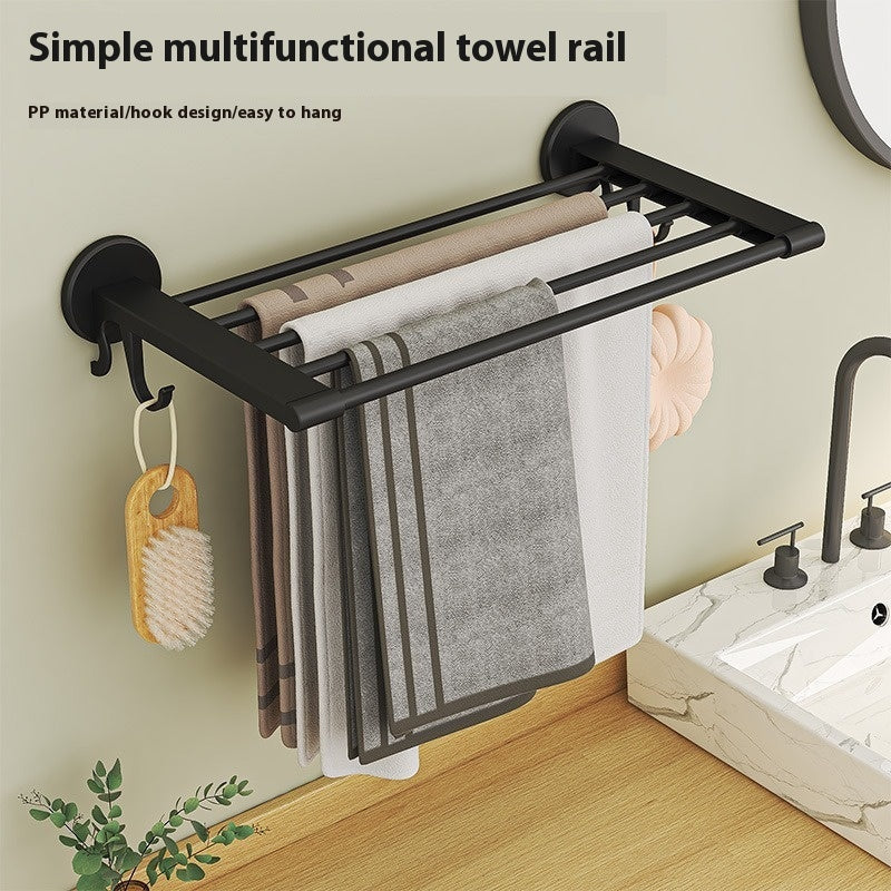 FoldAway Wall Towel Rack