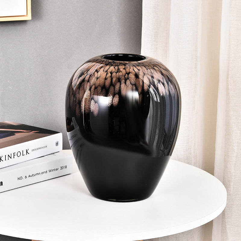 European Luxury Glass Vase