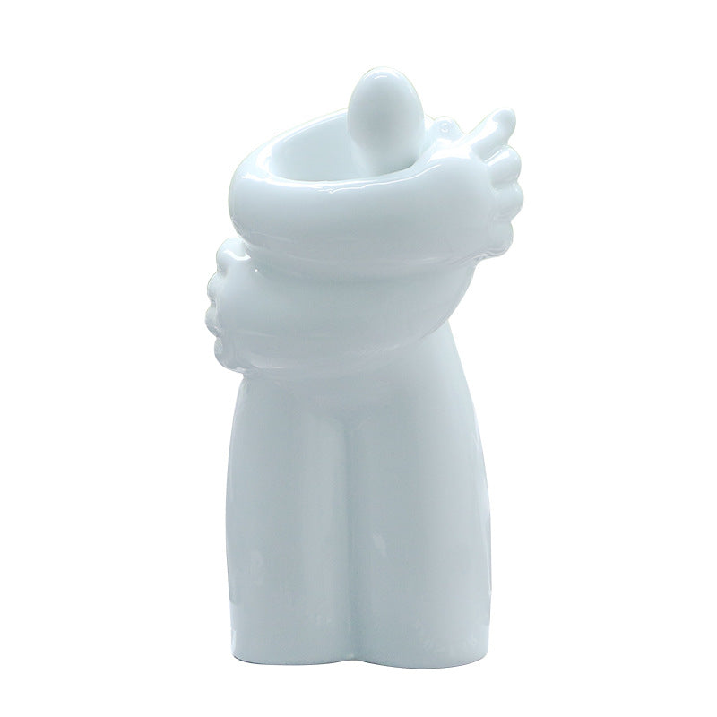 Abstract Human Ceramic Vase