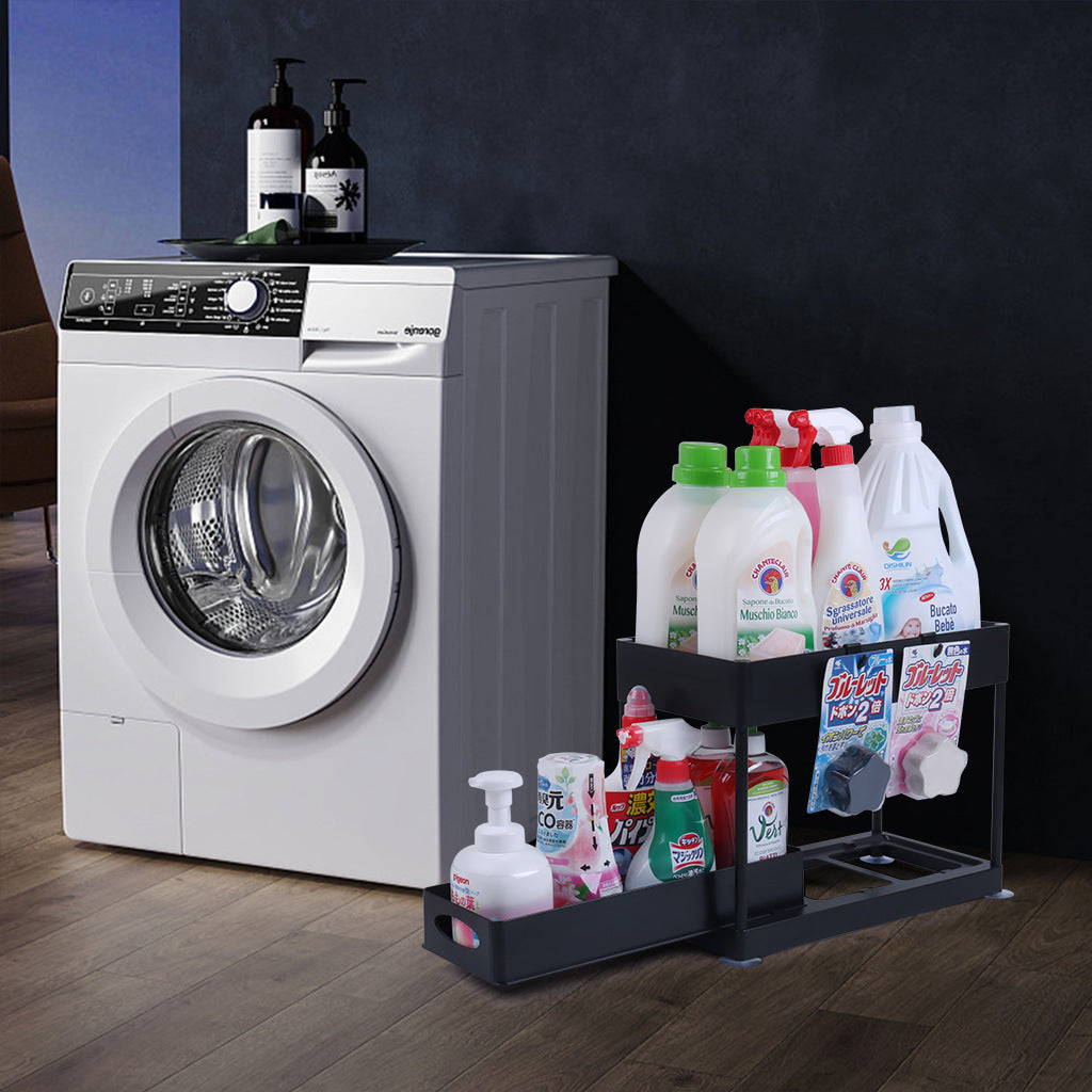 Double-Layer Pull-Out Sink Organizer