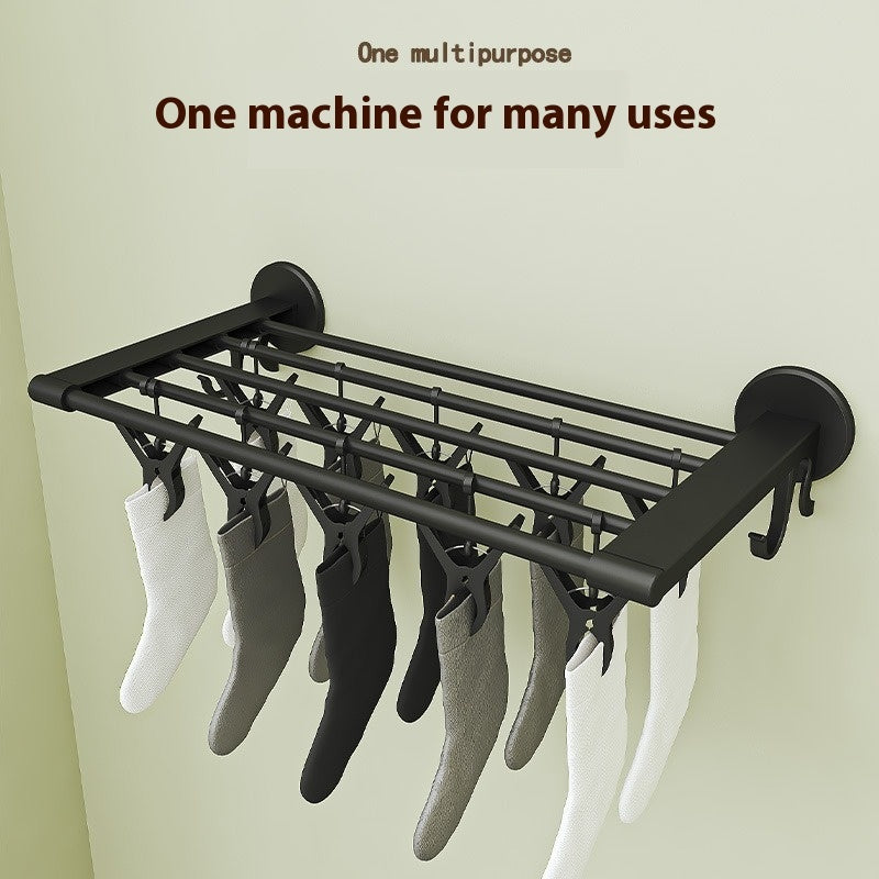 FoldAway Wall Towel Rack