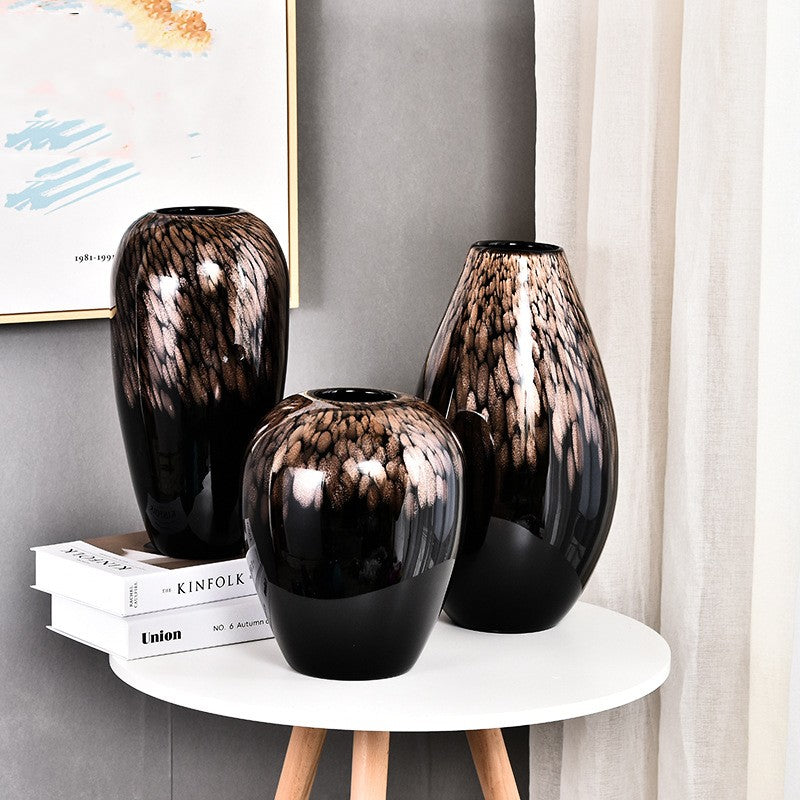 European Luxury Glass Vase