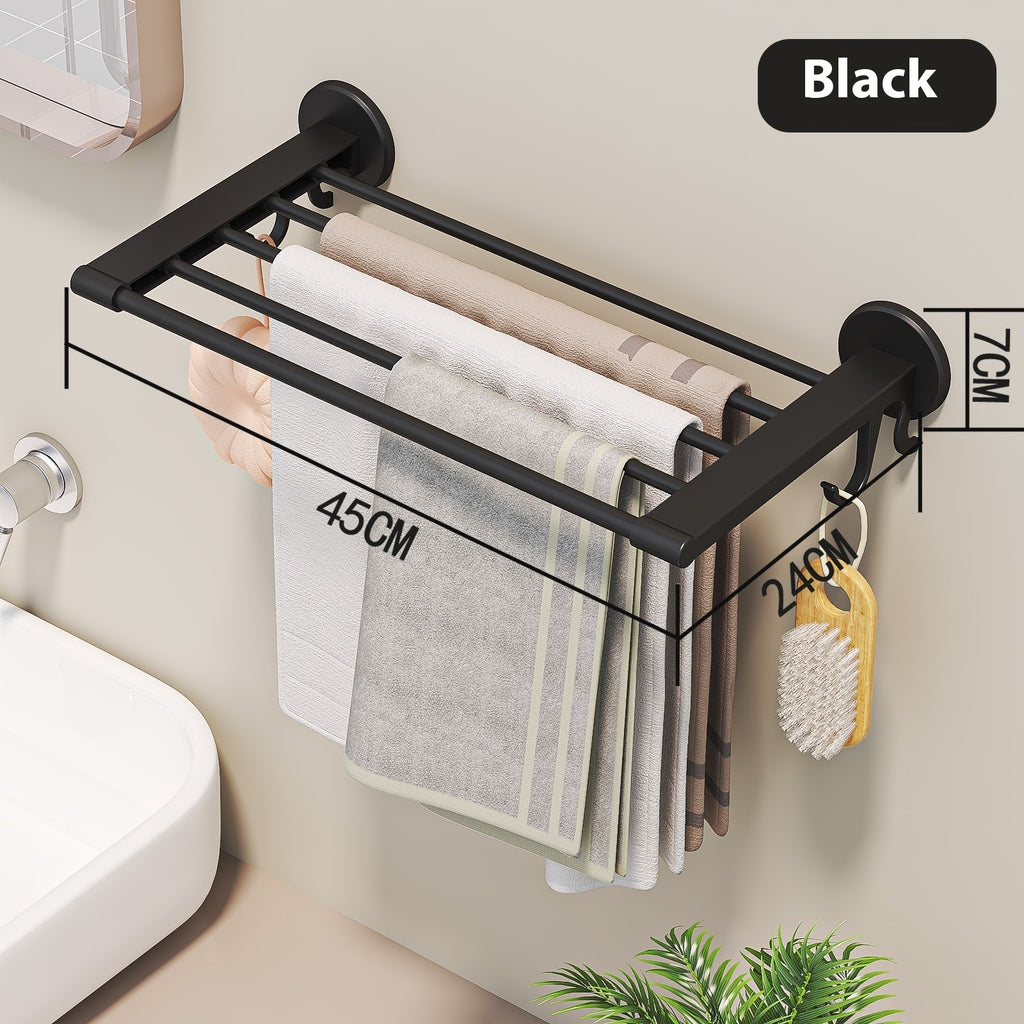 FoldAway Wall Towel Rack